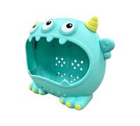Porte- de salle de bain Ventouse Silicone Grande capacité Drainage O | Panier à jouets pour salle de bain, baignoire, douche, piscine, shampooing, lavage corporel, savon