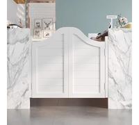 Porte de salon balançant de fermeture automatique, Porte battante en bois, charnières métalliques, fermeture automatique, multicolore, largeur 70-170 cm, for bar, café, cuisine, salle de bain(White,Do