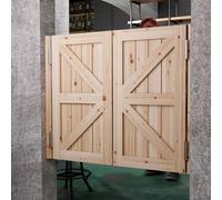 Porte de salon balançant de fermeture automatique, Portes battantes en bois avec charnières métalliques, fermeture automatique, multicolores, largeur 70-170 cm, hauteur 90 cm(Wood,Door Width 131~140cm