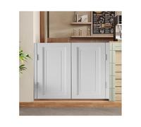 Porte de salon en bois massif avec charnières à fermeture automatique, porte de séparation à fermeture automatique for armoires, pubs, maisons et restaurants(B,W95xH120cm(37.40x47.24in))