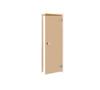 Porte de sauna Classic - Aulne / Verre bronze / 70 × 200