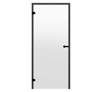 Porte de sauna Harvia Black Line - Pin noir / Verre clair / 70 x 190