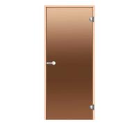 Porte de sauna Harvia Frame - Aulne / Verre Bronze / 70 x 190