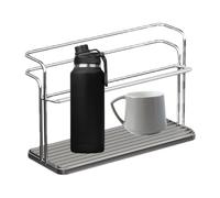 Porte De Séchage Debout Bouteille - 7,87 x 4,72 x 12,4 Pouces En Acier Inoxydable Support D'échappement De Tasse À Double Couche, Organisateur De Cuisine Pour Évacuation D'eau Espace