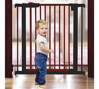 Porte de Sécurité Auto Fermer Swing Fermer Clôture D'Escalier Sans Forage Portes de Sécurité Escaliers Pression Fit Clôture Pour Bébé, Enfants, Tout-Petits, Animaux de Compagnie/109-118Cm