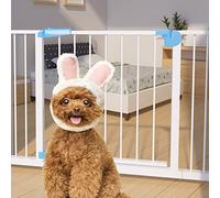 Porte de Sécurité Montée par Pression,Barrières D'escalier pour Bébé et Chien,Barrière de Sécurité Barrière,Auto-Close,avec Extensions,pour Escaliers,Porte Enfant (118-125cm/46.5-49.2in)