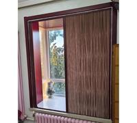 Porte de séparation accordéon en nid d'abeille pour cloisons de séparation et placards, design pliable peu encombrant pour une installation facile et une utilisation polyvalente dans divers espaces