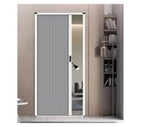 Porte de séparation de pièce, design pliable en accordéon pour une installation facile sans perçage, idéal pour l'intimité temporaire et la séparation de l'espace