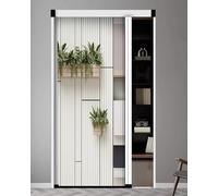 Porte de séparation pliable en accordéon coulissant pour entrée intérieure, buanderie, garde-robe, séparateur
