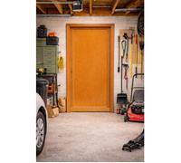 Porte De Service Bois pleine Armagos, H,200xl,90 p, droit + Poignee Et Barillet (ref 01245F924) Cotes Tableau