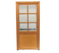 Porte De Service Bois vitree Naxos, H,200xl,90 p,gauche + Poignee Et Barillet (ref 01245F924) Cotes Tableau