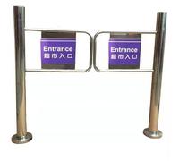 Porte de Swing d'entrée de supermarché, entrepôt de clôture Automatique Porte unidirectionnelle, Porte piétonne de clôture Automatique, Porte d'entrée de balançoire à 1 Voie, pour l'allée