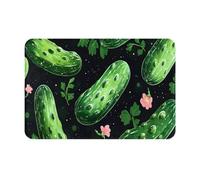 Porte De Tapis Série Fun Charm Concombre Douces Tapis De Porte Antidérapant Paillasson Décoratif D'Extérieur pour Cuisine Exterieur Porte D'Entrée 40X60Cm