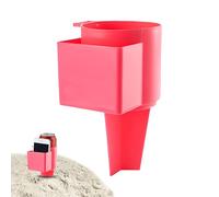Porte de tasse de plage - Porte-boissons au sable coloré, Trip Beach Must Haves Outdoor Concerts Coupe Porte | Organisateur extérieur polyvalent pour boissons, collations, téléphones et objets