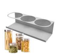 Porte de tasse magnétique, porte-bouteille magnétique | Plaisir d'organisateur de machine à café de cuisine de cuisine à 3 fentes,Porte de support latéral de réfrigérateur de boisson pour cuisine,