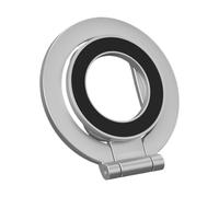 Porte de téléphone à double anneau magnétique, support de téléphone magnétique double face - Porte pliante de téléphone magnétique à double côté,Accessoires de gym en alliage, poignée pour cel