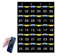Porte De Téléphone En Classe - Couverture Numérotée Scope Cascio: Notre Support De Téléphone En Classe Est Un Organisateur D'Une Armoire Avec Graphique Numérique Pour Trouver Facilement Votre