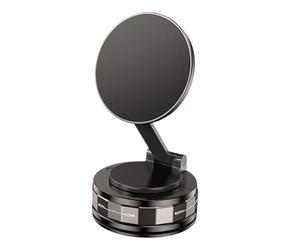 Porte de téléphone magnétique avec Base d' sous Vide - Support de Voiture pour Tableau de Bord, Pare-Brise ou Bureau | Porte Mobile réglable à 360 ° pour, GPS, Aimant Cradla
