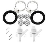 Porte de toilette à pédale 385311641 - Assemblage de chasse d'eau - Composant de toilette étanche - Interfaces normalisées