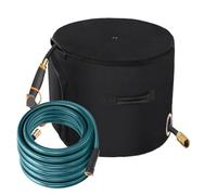 Porte de tuyau d'eau - baisse pour tuyau d'eau de cour d'Oxford | Grande boîte de rangement pour cour, ferme, patio, entrepôt, garage, jardinier, balcon extérieur, chemin,