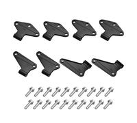 Porte De VéRification Compatible Avec Jeep Pour Wrangler JK JKU 2007-2013 2014 2015 2016 2017 2018 Kit Charnière Porte Intérieure Voiture Boulon Pièces Latérales Avant Arrière(4 D)