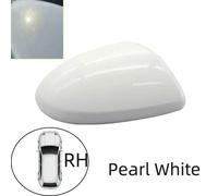 Porte De Voiture Rétroviseur Couverture Bouchon De Boîtier Aile Rétroviseur Coque Pour Mazda 2 Demio 2007 2008 2009 2010 2011 2012 2013 Peint - Type Pearl White Rh
