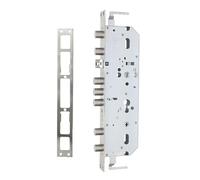 Porte d'empreintes digitales multifonction avec languette en acier à 9 points, installation facile d'empreintes digitales pour les systèmes rapides d'utilisation résidentielle et de bureau