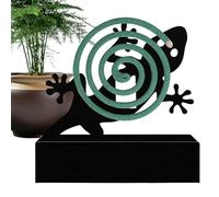 Porte- d'encens pour extérieur - Support de table métallique en forme d'animal | Base pour spirales d'encens - Intérieur, camping, jardin, balcon, piscine, arrière-cour, porche, pique-nique et
