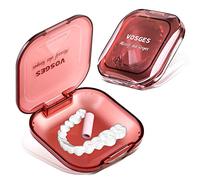 Porte-dentier, Porte-dentier, Étui pour appareils dentaires, Boîte de prothèse dentaire, Porte-occlusion dentaire, Porte-prothèse dentaire, Pour nettoyer et ranger les prothèses dentaires