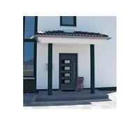 Porte d'entrée Anthracite 100x210 cm Aluminium et PVC 3157069