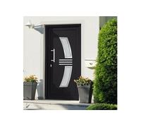 Porte d'entrée Anthracite 98x208 cm