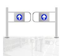 Porte D'EntréE Battante Porte de Sortie Automatique Acier Inoxydable - Mécanisme à Ressort pour Entrées Commerciales Porte Battante Simple 200x100cm