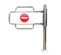 Porte D'entrée Battante Unidirectionnelle Pour Supermarché,Portail Piétonnier Manuel À Ouverture,Portillon Battant Automatique À Ressort,Portillon Demi-taille,Portail De Sécurité(100x100cm)