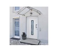 Porte d'entrée Blanc 98x200 cm PVC 3157080