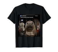 Porte d'entrée Bling Doorbell Motion Meme de Neil The Seal Rapper T-Shirt