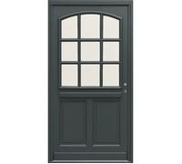 Porte d'entree Bois vitree, Alexa , gris RAL7016, H,215xl,80 p,gauche Cote Tableau