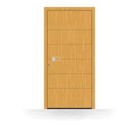 Porte d'entrée en bois Villeurbanne, gamme Premium, sapin clair 110, 850 x 1800 mm, ouverture sur la gauche, configurer individuellement