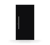 Porte d'entrée noire, RAL 3004, alu, 700 x 1700 mm, modèle Amiens, configuration personnalisée