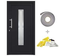 Porte d'entrée principale Anthracite 108x208 cm