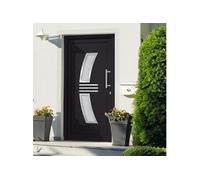 vidaXL Porte d'entrée principale Anthracite 98x208 cm