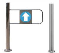 Porte d'entrée sécurisée de supermarché, fermeture automatique, 50-100 cm, idéale pour les couloirs, bibliothèques, centres commerciaux, import-export, balançoire à gauche, 55 x 100 cm - Polyvalent et