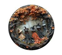 Porte D'entrée Suspendue Festive En Bois Pour Halloween Plaques Vacances Artisanales En Plein Air Décoration De Fête Dans Le Jardin Décoration Artisanale Porte Halloween