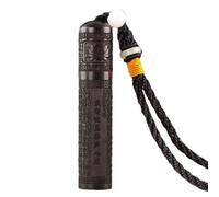 Porte- -dents - Distributeur de -dents et boîte de rangement en ébène fabriqué à la main | Conteneur de voyage portable pour aiguilles, pilules, perles, cotons-tiges et -oreilles | Élégant