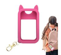 Porte-Désinfectant - 11.9x6.5x2.1cm Étui Portable Silicone | Design Oreilles Coloré Mignon | Protection Spray Main Usage Quotidien Voyage Hygiène Anti-Bactérien