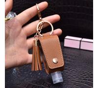 Porte-désinfectant pour les mains - 11 couleurs - Portable - Porte-clé - Étanche - Gel de lavage des mains - Bouteille de voyage (café)