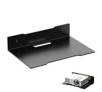 Porte d'étagère murale du routeur - étagère de routeur en métal AV | Stockage du projecteur audio de l'ensemble de TV-Top Box | Matériau en acier inoxydable, petits supports montés à