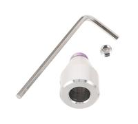 Porte-diapason 8mm en Alliage D'aluminium Base en Jade Artificiel | Support Stable pour Contemplation à Domicile, Accessoire pour Instrument de Réparation, Embout 8mm