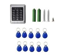 Porte Digicode Clavier RFID Lecteur Proximité Sécurité Maison Porte Serrure Système Contrôle d'Accès +10 Pcs Clés
