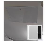 Porte d'inspection blanche verrouillable - Panneau d'accès en aluminium durable for un accès facile aux murs et aux plafonds(40x35cm)