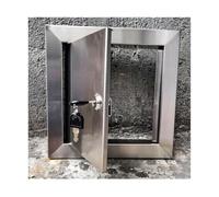 Porte d'inspection en acier inoxydable 304, petite porte d'accès de 4, 10, 15, 26 et 30 pouces avec serrure rotative et 2 clés, pour cloisons sèches/électricité(39.5x39.5cm/15.6x15.6")